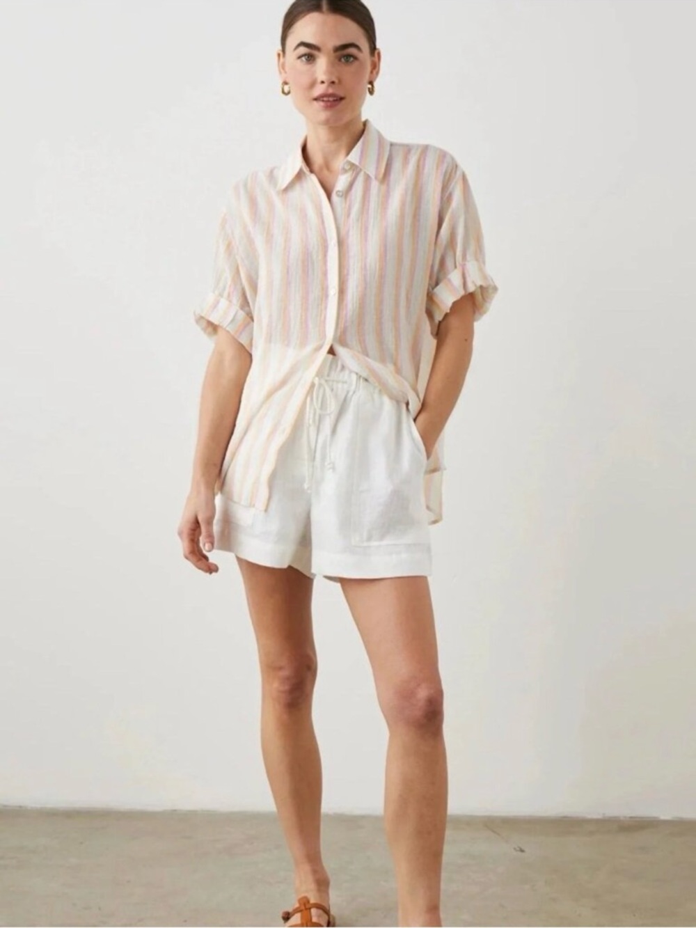 Rails JoJo top in Malta Stripe Size XL
